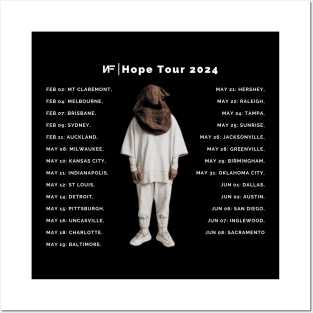 NF Real Music Hope Tour 2024 Posters and Art